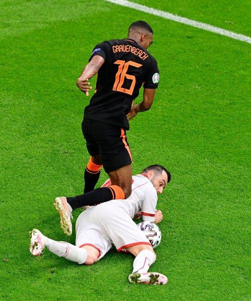 Kuzey Makedonya-Hollanda maçından kareler