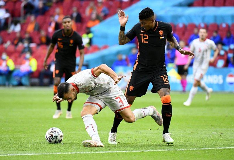 Kuzey Makedonya-Hollanda maçından kareler