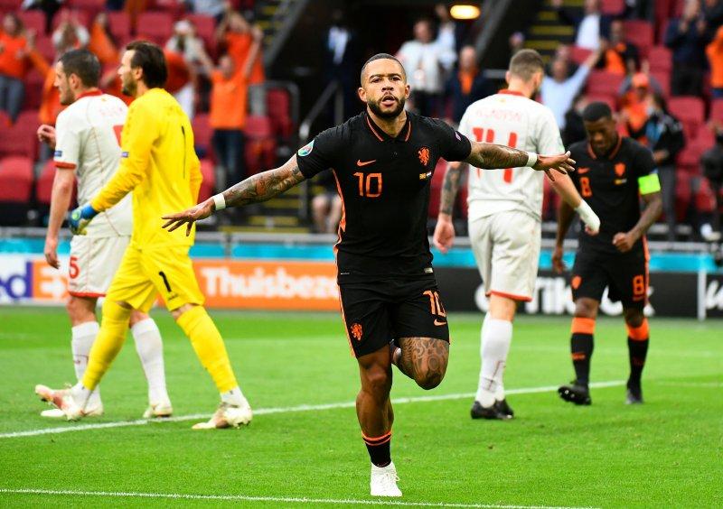 Kuzey Makedonya-Hollanda maçından kareler