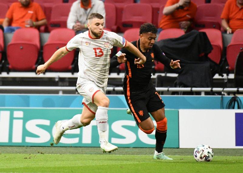 Kuzey Makedonya-Hollanda maçından kareler