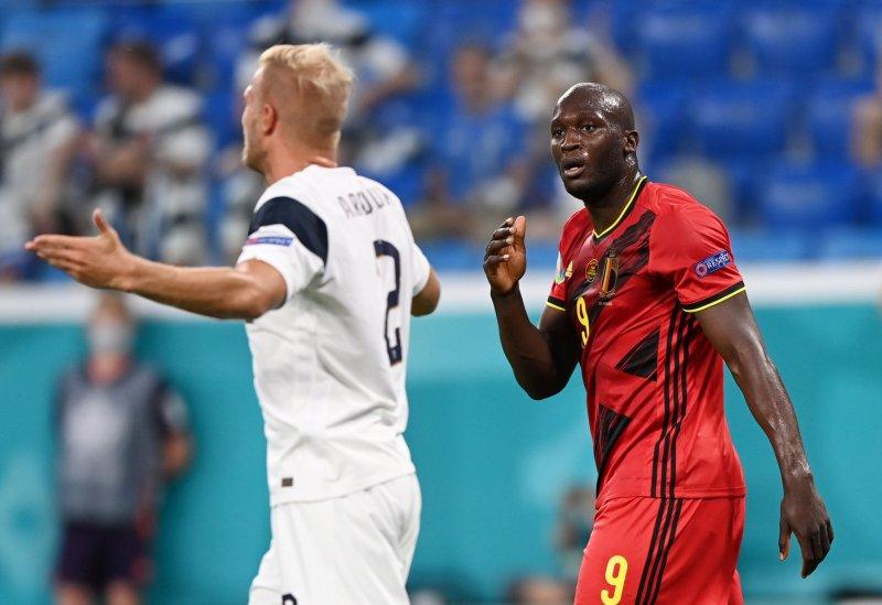 Finlandiya-Belçika maçından kareler