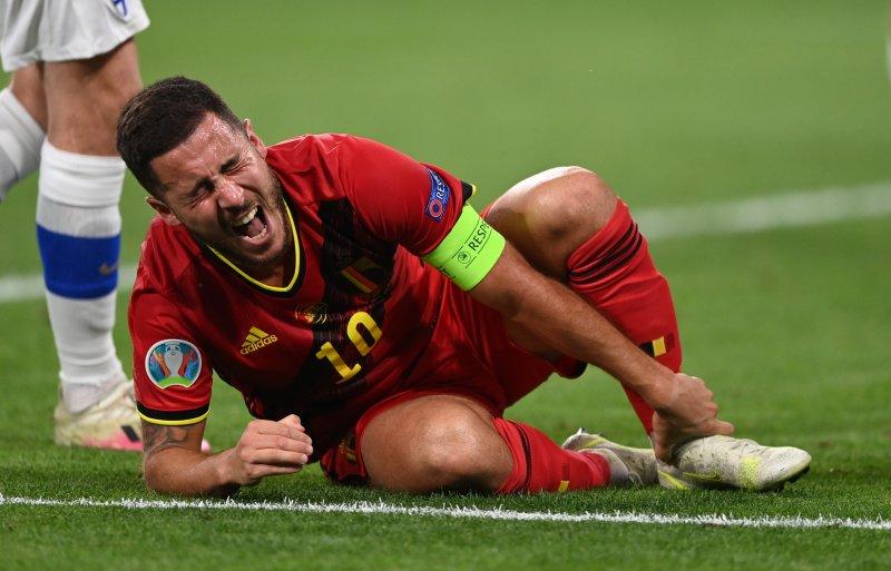 Finlandiya-Belçika maçından kareler