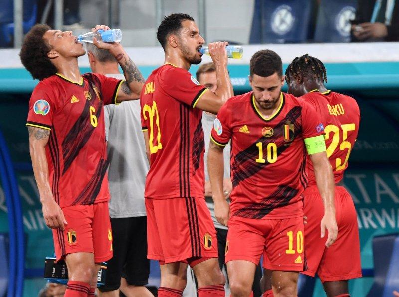 Finlandiya-Belçika maçından kareler