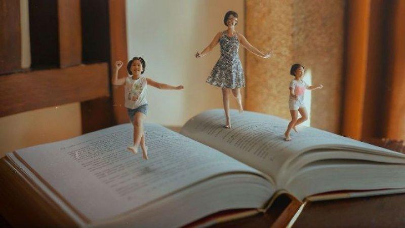 Çinli sanatçı Katrina Yu'nun harika kitap kareleri