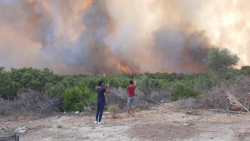 Manavgat'taki yangın, yerleşim yerlerine sıçradı