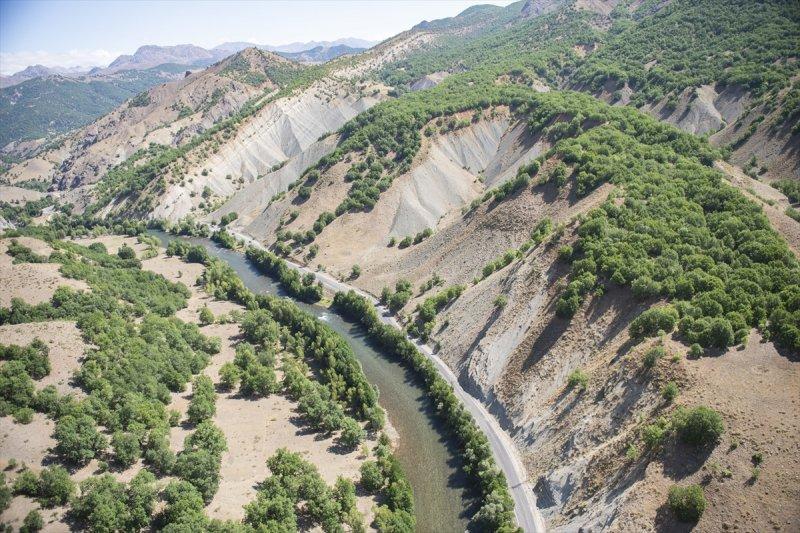 Kuş bakışıyla Ovacık'ın doğal güzellikleri