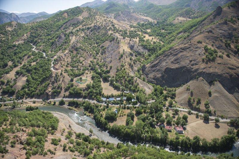 Kuş bakışıyla Ovacık'ın doğal güzellikleri