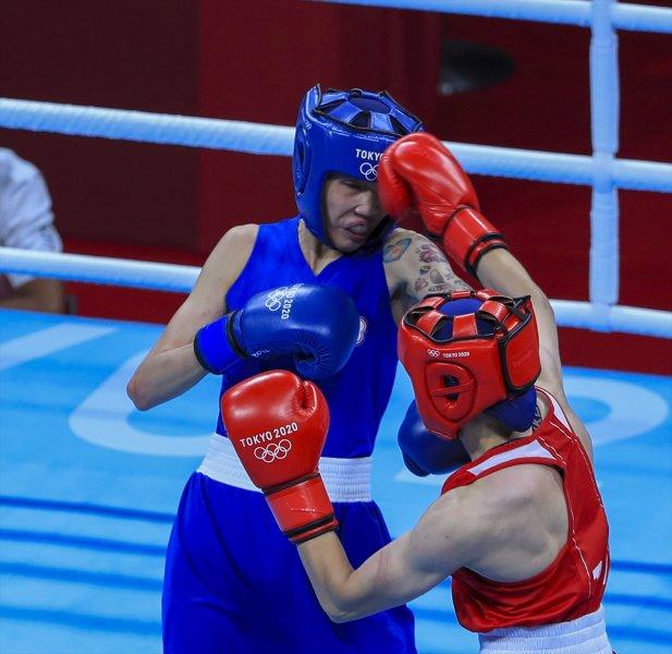 Milli boksör Buse Naz Çakıroğlu Tokyo'da finalde