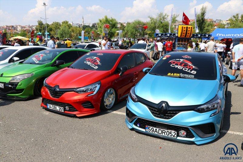 Modifiye araç tutkunları Tekirdağ'da bir araya geldi 