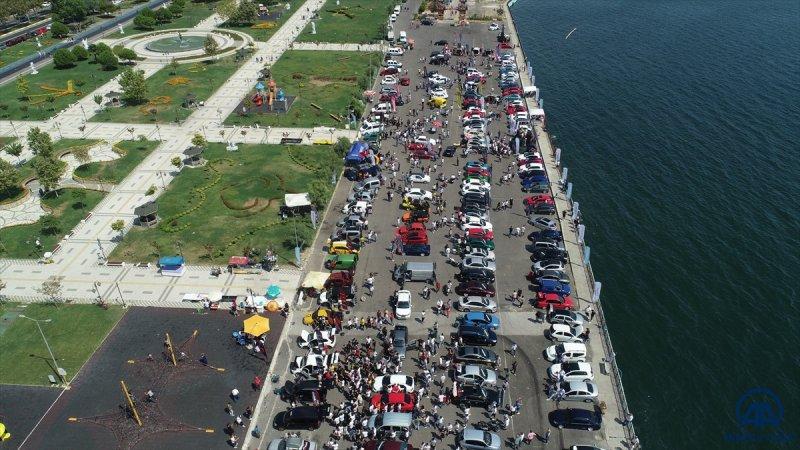 Modifiye araç tutkunları Tekirdağ'da bir araya geldi 