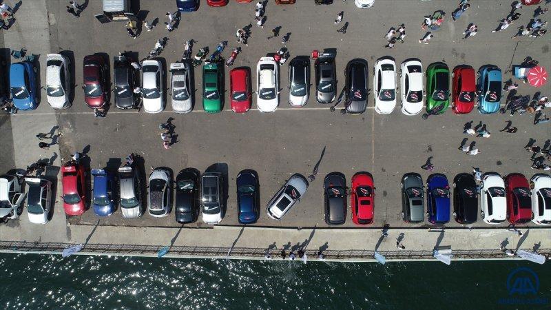 Modifiye araç tutkunları Tekirdağ'da bir araya geldi 