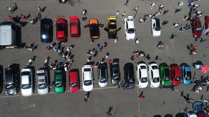 Modifiye araç tutkunları Tekirdağ'da bir araya geldi 