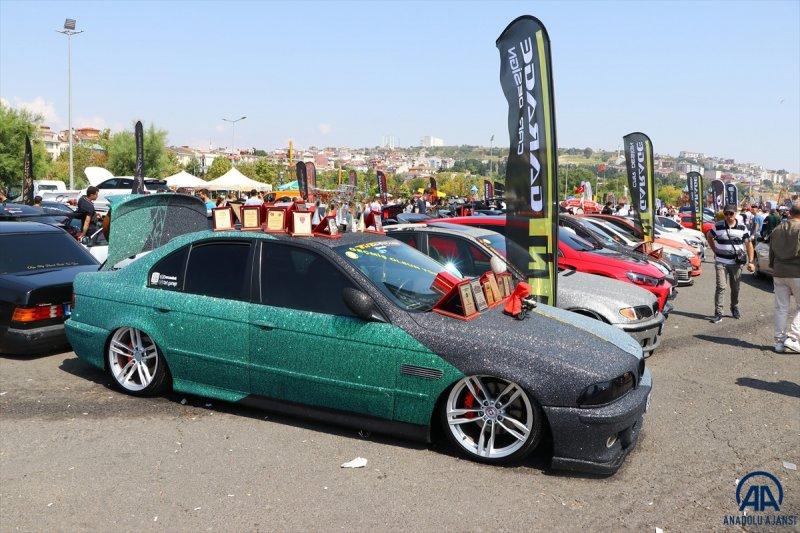 Modifiye araç tutkunları Tekirdağ'da bir araya geldi 