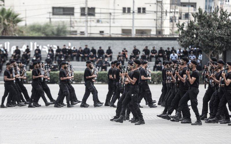 Gazze'de  'Ulusun Kalkanı Alayı' töreni düzenlendi