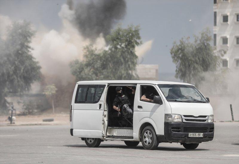 Gazze'de  'Ulusun Kalkanı Alayı' töreni düzenlendi