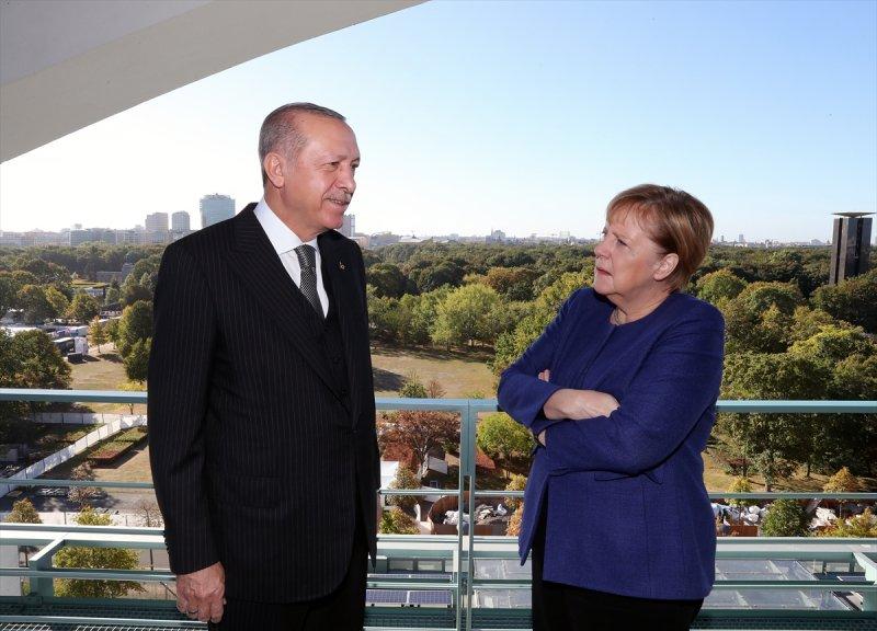 Dünden bugüne Erdoğan ile Merkel'in görüşmeleri