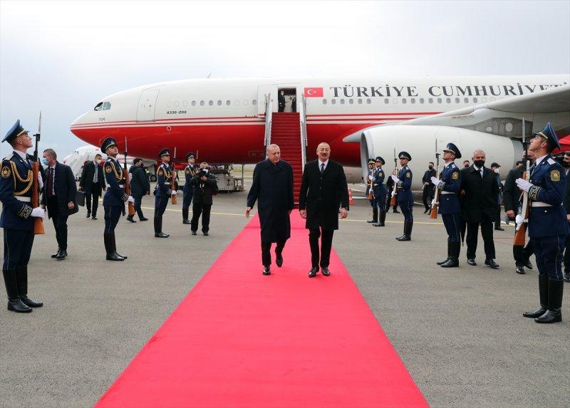 Cumhurbaşkanı Erdoğan, Azerbaycan'da 