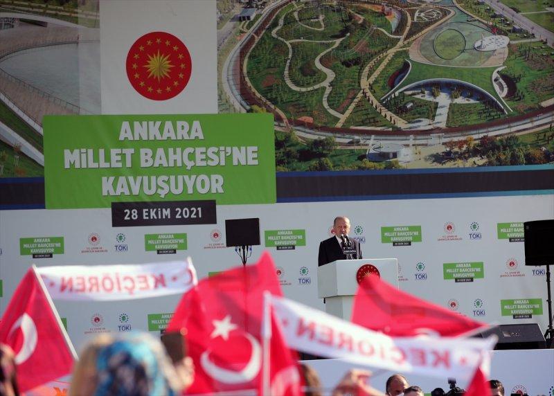Ankara AKM Millet Bahçesi açıldı