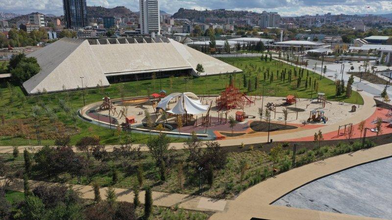 Ankara AKM Millet Bahçesi açıldı