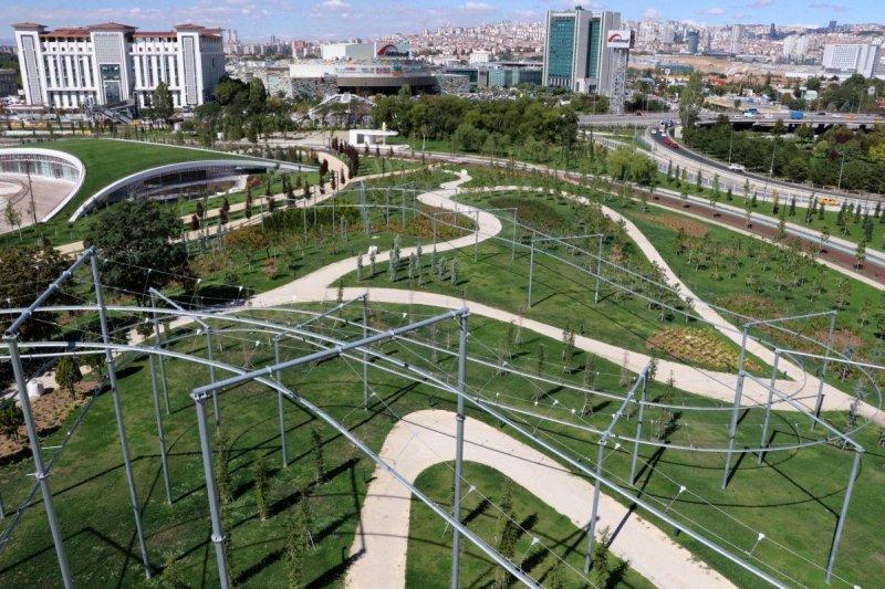 Ankara AKM Millet Bahçesi açıldı