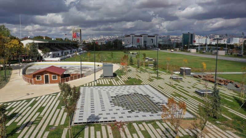 Ankara AKM Millet Bahçesi açıldı