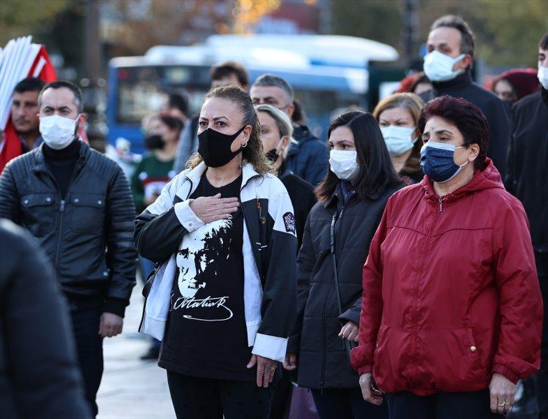 Yurt genelinde hayat saat 09.05'te 1 dakikalığına durdu 