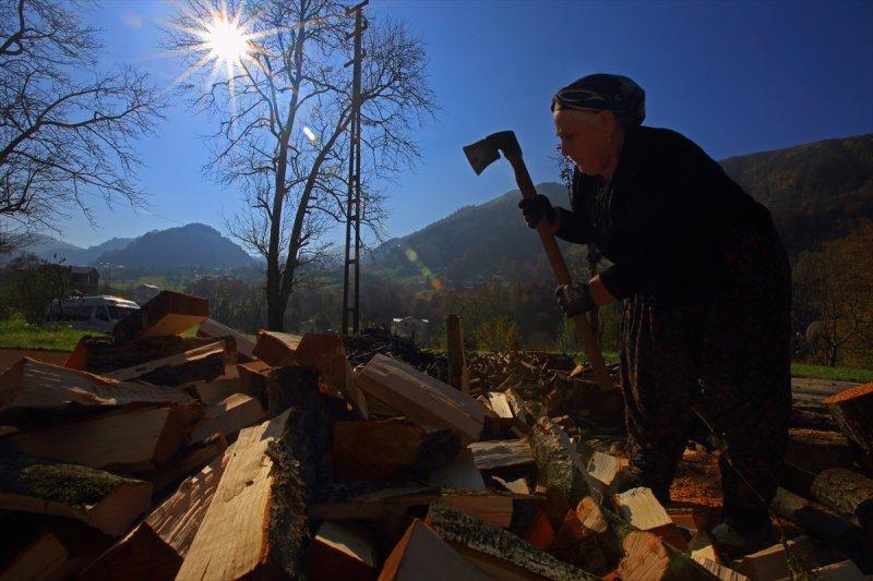 Karadenizli kadınların kış hazırlığı