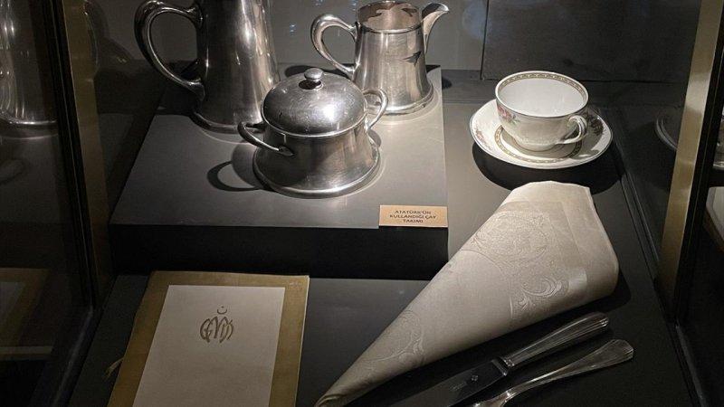 Atatürk'ün bugüne kadar görülmemiş eşyaları sergide