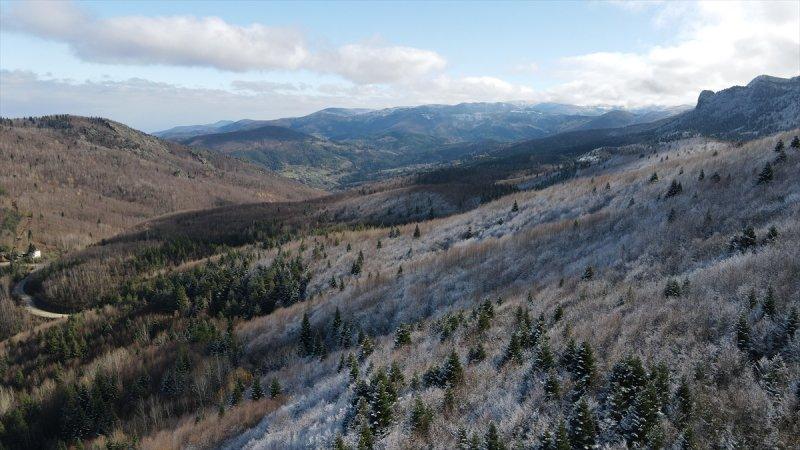 Küre Dağları'nda sonbahar ve kış bir arada