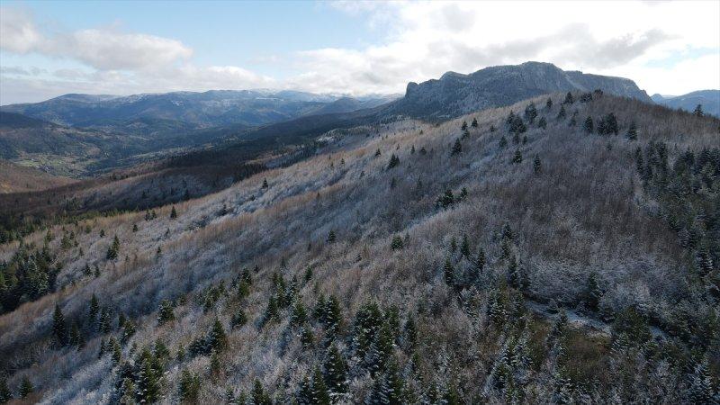 Küre Dağları'nda sonbahar ve kış bir arada