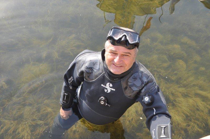 Köyceğiz'de yapılan göl temizliğinden halı çıktı 