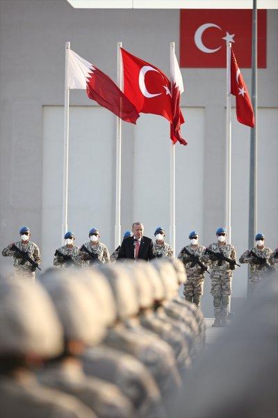 Cumhurbaşkanı Erdoğan'ın Katar ziyaretinden kareler