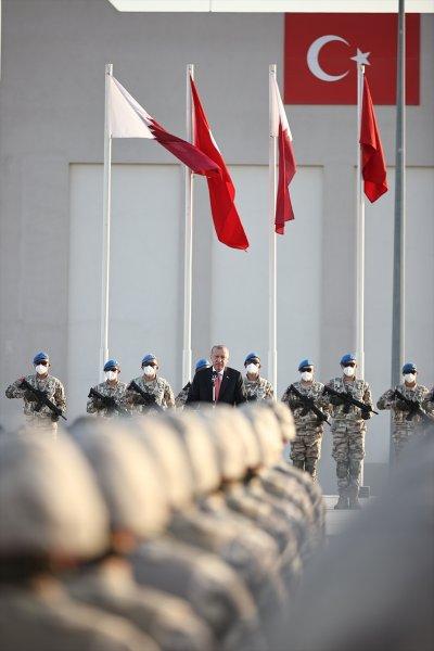 Cumhurbaşkanı Erdoğan'ın Katar ziyaretinden kareler