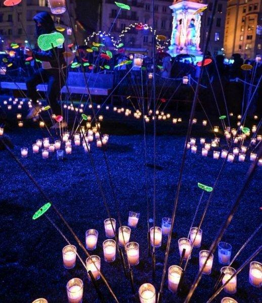 Fransa'nın geleneksel ışık festivali başladı