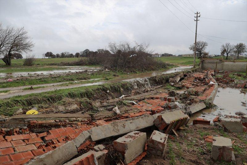 Edirne'yi vuran sel hayatı olumsuz etkiledi