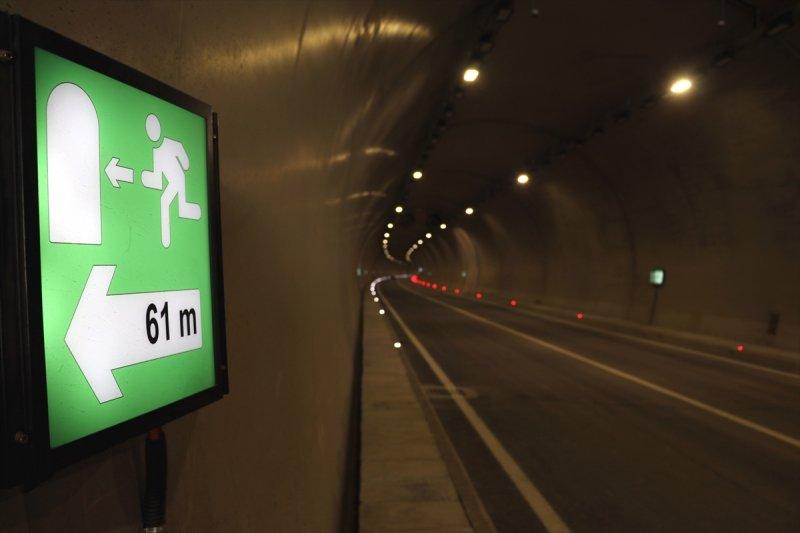 Bugün açılışı yapılan Pirinkayalar Tüneli'nden fotoğraflar