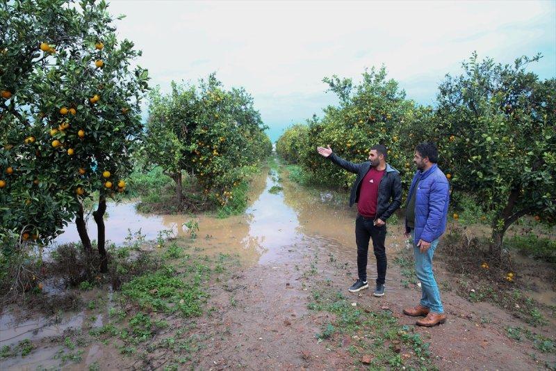 Fırtına ve sağanak yağışın vurduğu Antalya'da hasar tespit çalışmaları
