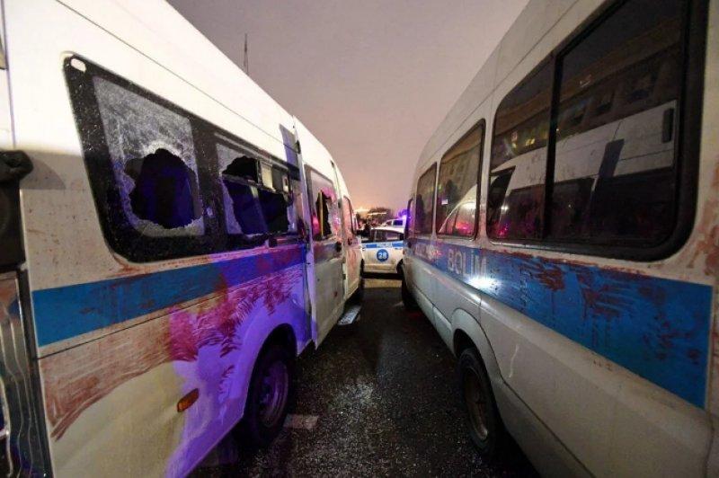 Kazakistan'da akaryakıt zammı protestolarından kareler