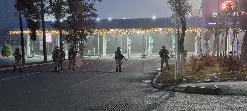 Kazakistan'da akaryakıt zammı protestolarından kareler