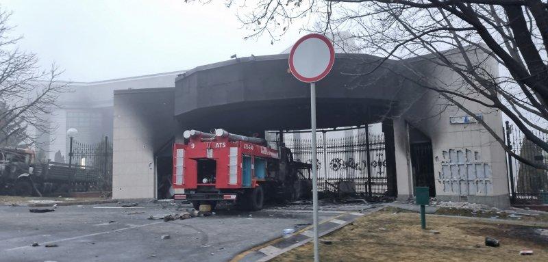 Kazakistan'da akaryakıt zammı protestolarından kareler