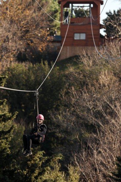Macera severlerin yeni tutkusu: Boğaza karşı zipline