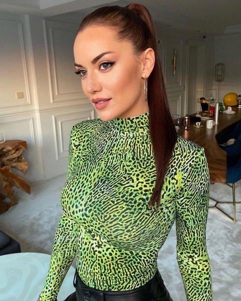 Fahriye Evcen'in sosyal medya paylaşımları 