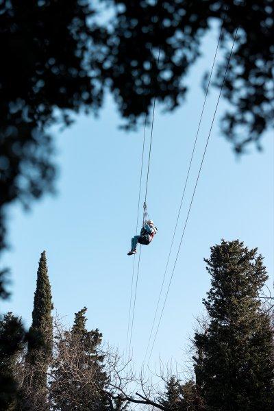 Macera severlerin yeni tutkusu: Boğaza karşı zipline