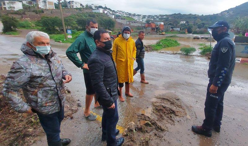 Muğla'da sağanak ve dolu, yaşamı olumsuz etkiledi