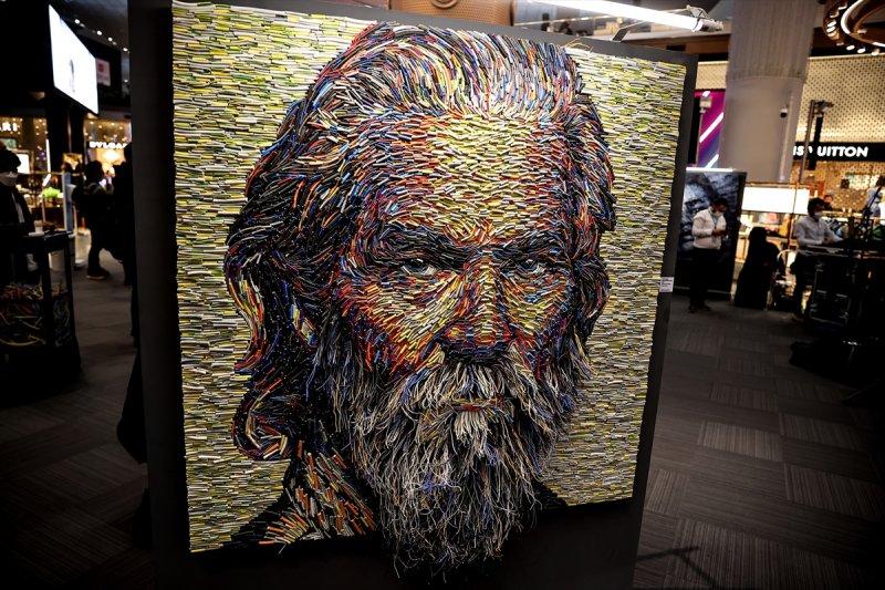 İstanbul Havalimanı'nda toplanan atıklar sanat eseri oldu