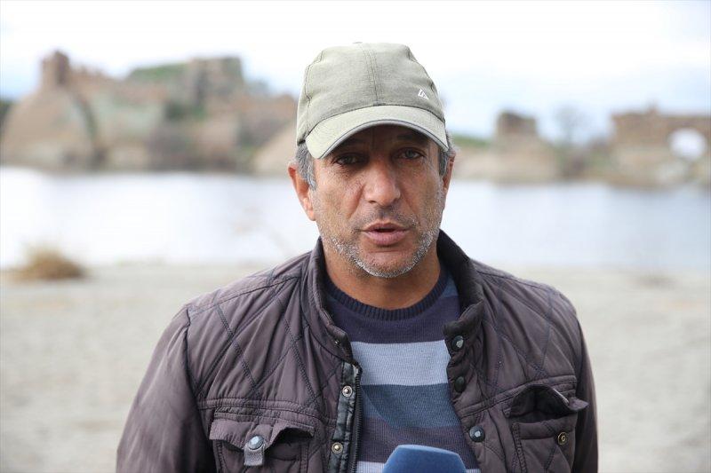 Yağışlar nedeniyle kendine gelen Bafa Gölü'nde bahar manzaraları