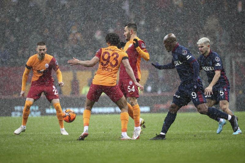 Galatasaray-Trabzonspor maçından kareler