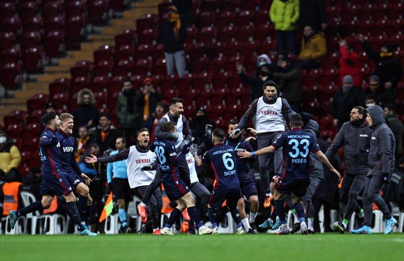 Galatasaray-Trabzonspor maçından kareler