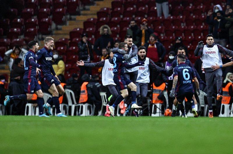 Galatasaray-Trabzonspor maçından kareler