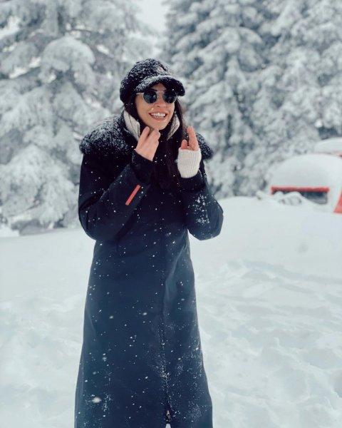 Ünlülerin kar paylaşımları